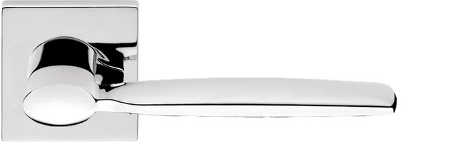 Дверна ручка Linea Cali модель Spring, Полірований хром, У колір ручки