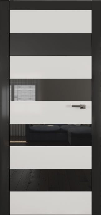 Міжкімнатні двері Omega серія Art Vision модель А5, Білий, Білий, Сірий, Чорний, Білий