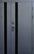 Вхідні двері Форт серія Тріо модель Лофт полуторні, 2050*1200, Праве