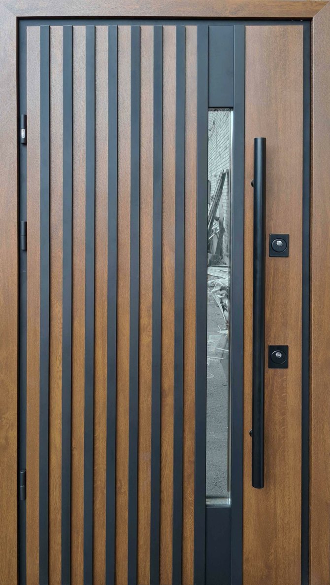 Вхідні двері Straj серія Proof модель Rio-S Loft з ручкою DMD, 2040*970, Ліве