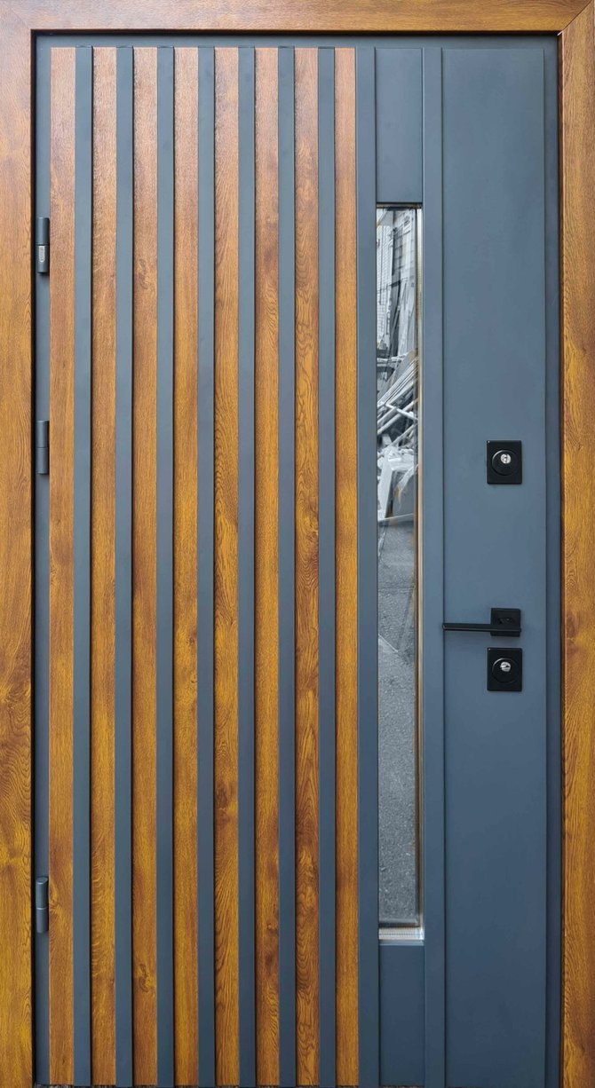 Вхідні двері Straj серія Proof модель Rio-S Loft, 2040*870, Ліве