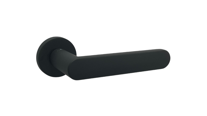 Дверна ручка Ilavio модель Design 2261, Чорний, У колір ручки