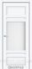 Міжкімнатні двері Korfad колекція Tivoli модель TV-01, Білий перламутр, Сатин білий, Білий перламутр