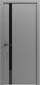Міжкімнатні двері Rodos колекція Grand модель Paint 6, RAL 7037, Чорний, RAL 7037