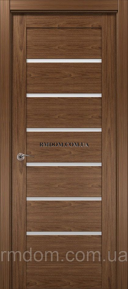 Міжкімнатні двері Папа Карло Cosmopolitan CP-514, Горіх італійський, Сатин білий, Горіх італійський