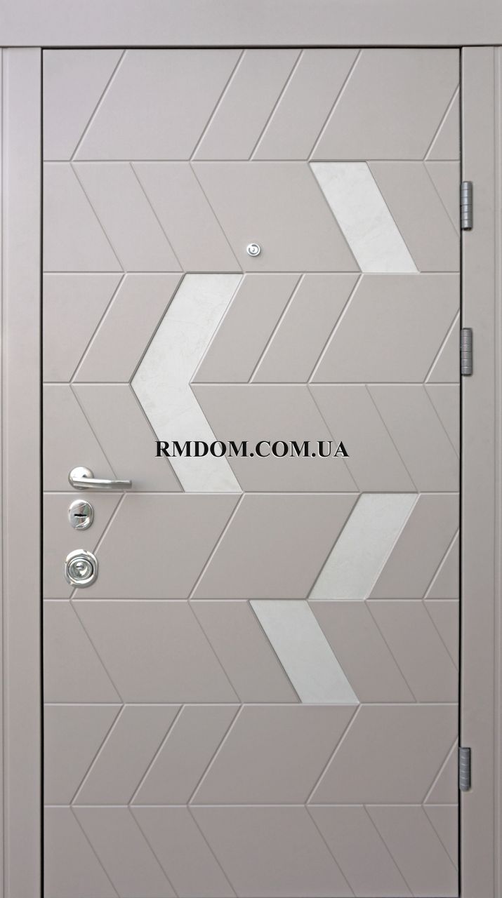 Вхідні двері Qdoors серія Авангард модель Конверс-М, 2050*850, Праве
