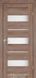 Міжкімнатні двері Darumi модель Marsel, Горіх бургун, Сатин білий, Горіх бургун