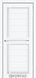 Міжкімнатні двері Korfad колекція Scalea модель SC-04, Білий перламутр, Сатин білий, Білий перламутр