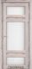 Міжкімнатні двері Korfad колекція Tivoli модель TV-05, Дуб нордік, Сатин білий, Дуб нордік