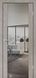 Міжкімнатні двері Korfad Sanremo-01 із дзеркалом, Лайт бетон, Срібний, Лайт бетон