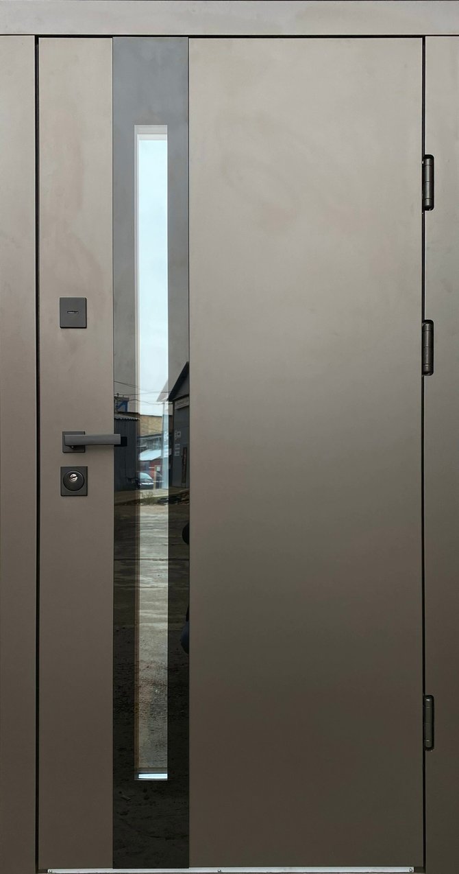 Вхідні двері Redfort колекція Композит модель Акорд зі склопакетом, 2040*960, Праве