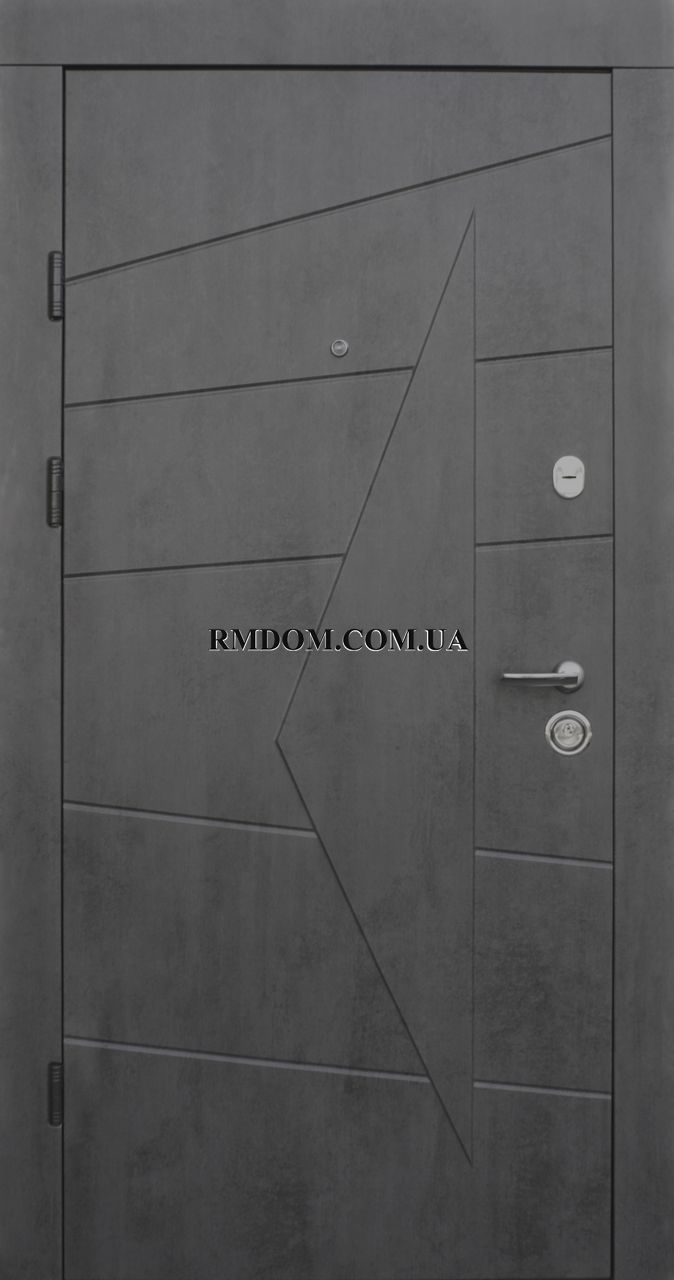 Вхідні двері Qdoors серія Преміум модель Акцент, 2050*850, Ліве