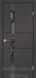 Міжкімнатні двері Korfad модель Glass Loft Plato-06, Super PET антрацит, У колір полотна, Super PET антрацит