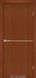 Міжкімнатні двері Darumi модель Plato Line PTL-03, Горіх роял, Чорний, У колір полотна, Горіх роял