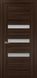 Міжкімнатні двері Папа Карло модель Trend 17, Ясен шоколадний, Сатин білий, Ясен шоколадний