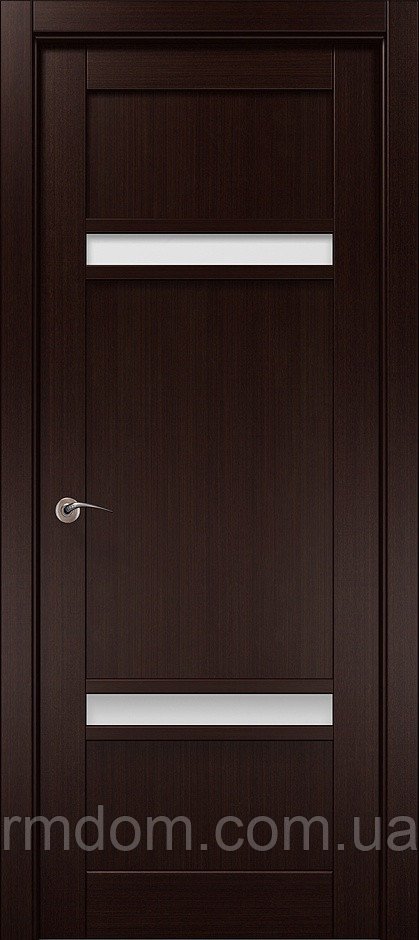Міжкімнатні двері Папа Карло Cosmopolitan CP-38, Венге Q157, Сатин білий, Венге Q157