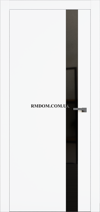 Міжкімнатні двері Omega серія Art Vision модель А3 (120 мм), Білий, Білий, Чорний, Білий