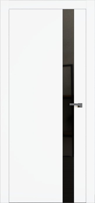 Міжкімнатні двері Omega серія Art Vision модель А3 (120 мм), Білий, Білий, Чорний, Білий