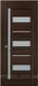 Міжкімнатні двері Папа Карло Millenium ML 47AL, Ясен шоколадний, Сатин білий, Ясен шоколадний