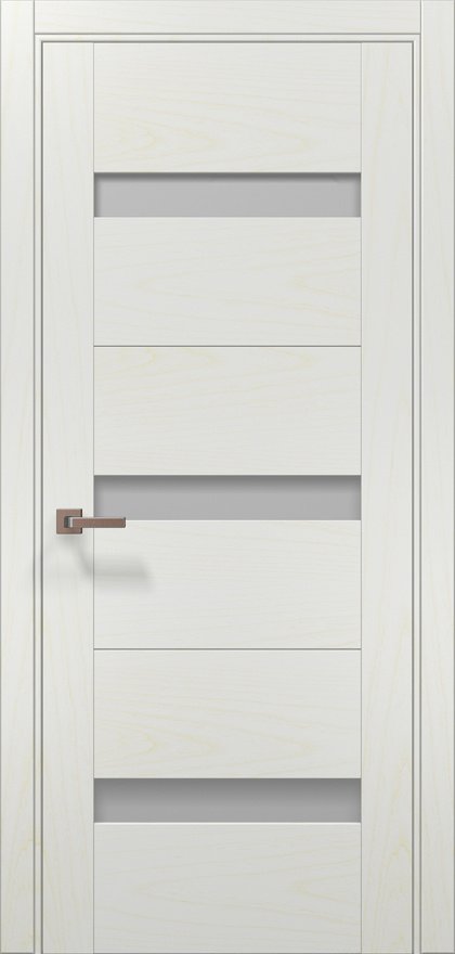 Міжкімнатні двері Папа Карло модель Trend 18, Ясен білий, Без скла