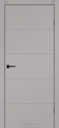 Міжкімнатні двері StilDoors Presto Elegante, Світлосірий, Світло сірий