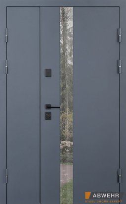 Вхідні двері Abwehr Defender Nordi Glass 506, 2050*860, Праве