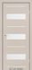 Міжкімнатні двері Darumi модель Marsel, Димчастий краст, Сатин білий, Димчастий краст