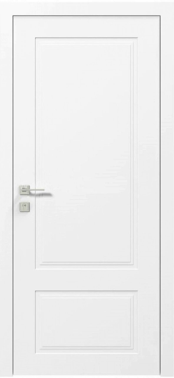 Міжкімнатні двері Rodos колекція Cortes модель Galant, Білий матовий, Білий матовий