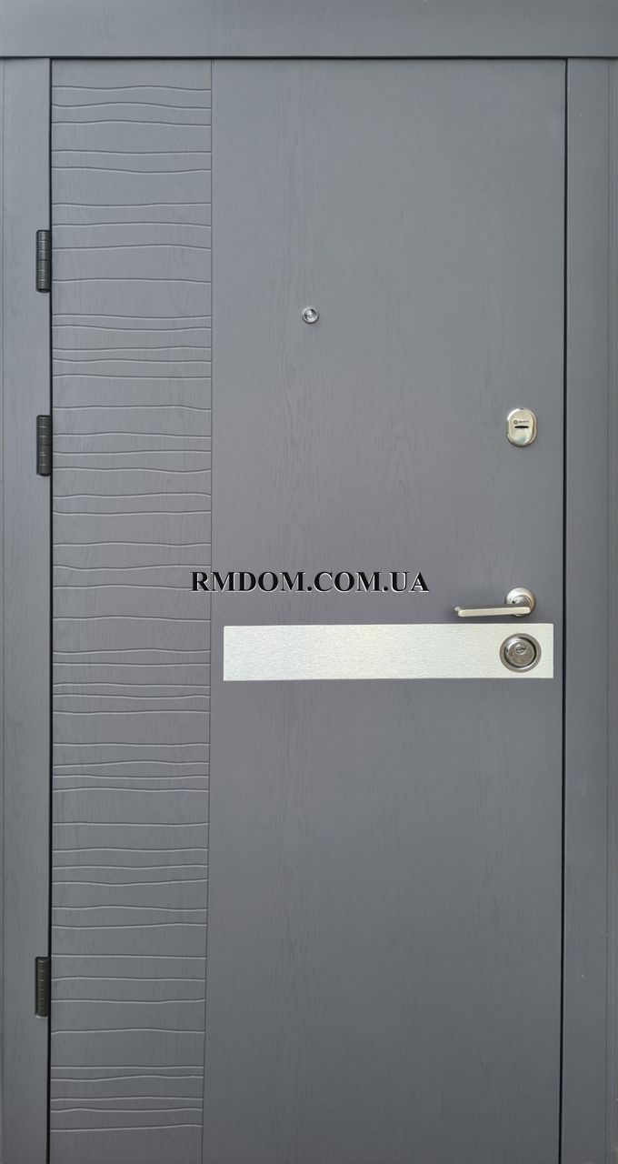Вхідні двері Qdoors серія Преміум модель Делла-Al, 2050*850, Ліве