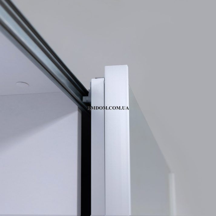 Шафа-купе Белла з дзеркалом, 1,5*2,1, Білий глянець, Білий глянець, Дзеркало, Білий глянець