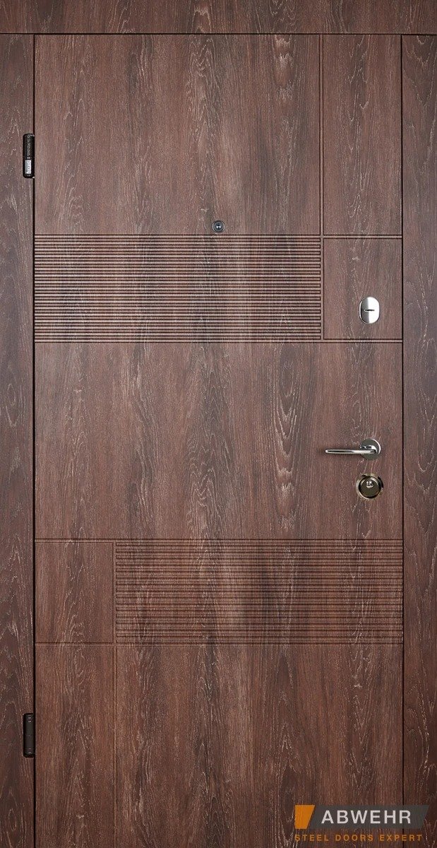 Вхідні двері Abwehr серія Classic модель Duo 350, 2050*860, Ліве