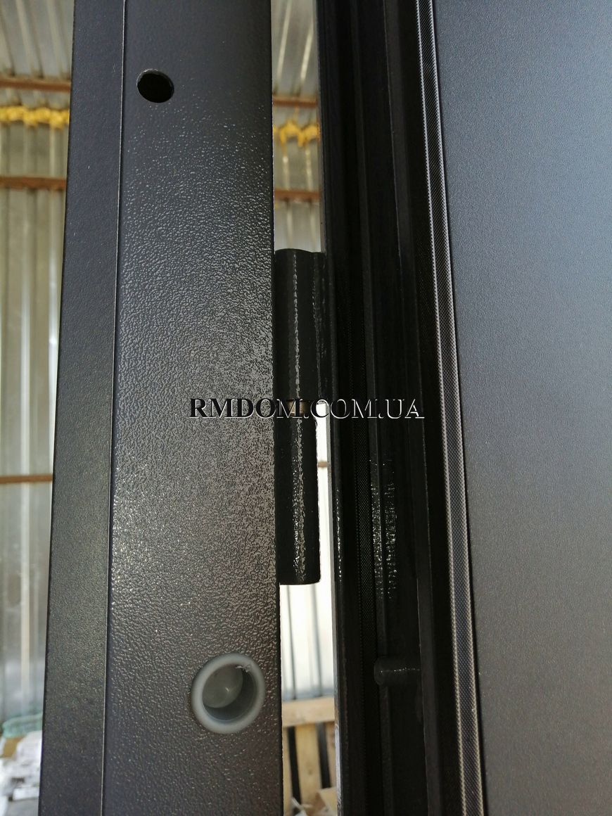 Вхідні двері Redfort колекція Оптима+ модель Метал-МДФ зі склопакетом, 2040*860, Праве
