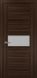 Міжкімнатні двері Папа Карло модель Trend 08, Ясен шоколадний, Сатин білий, Ясен шоколадний