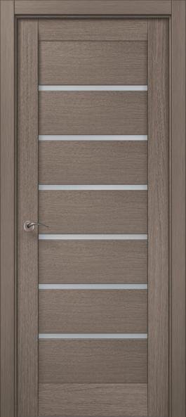 Міжкімнатні двері Папа Карло Millenium ML 14, Дуб сірий брашований, Сатин білий