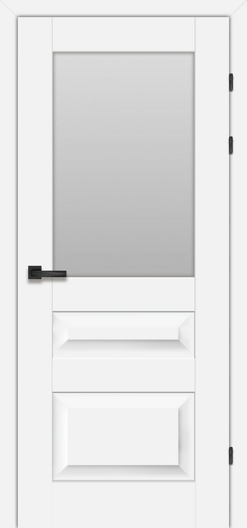 Міжкімнатні двері Брама модель 19.51, Білий, Білий