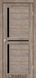 Міжкімнатні двері Korfad колекція Scalea модель SC-04, Еш-вайт, Чорний, Еш-вайт