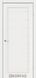 Міжкімнатні двері Korfad Piano deluxe-01, Ясен білий, Сатин білий, Ясен білий