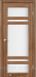 Міжкімнатні двері Korfad модель Tivoli TV-06, Дуб браш, Сатин білий, Дуб браш
