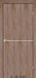 Міжкімнатні двері Darumi модель Plato Line PTL-03, Горіх бургун, Чорний, У колір полотна, Горіх бургун