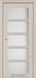 Міжкімнатні двері Leador модель Veneto, Дуб латте, Сатин білий, Дуб латте