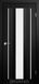 Міжкімнатні двері Korfad модель Aliano AL-02, Super PET чорний, Сатин білий, Super PET чорний