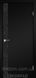 Міжкімнатні двері Korfad модель Glass Loft Plato-10, Super PET чорний, У колір полотна, Super PET чорний