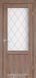 Міжкімнатні двері Darumi модель Galant 01, Горіх бургун, Сатин білий, Горіх бургун