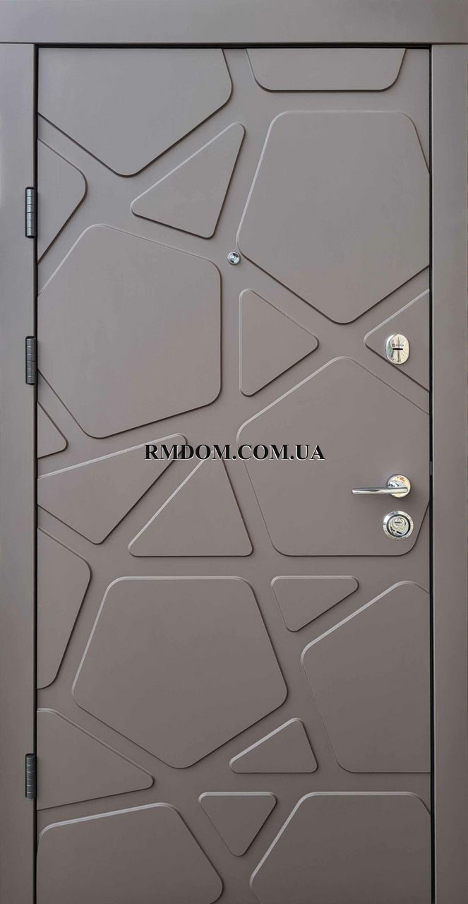 Вхідні двері Qdoors серія Преміум модель Делюкс/Гладь, 2050*850, Ліве