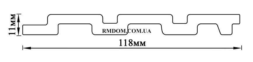 Стінова панель City 11811 WP, Темний бетон 19165