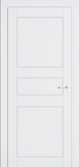 Міжкімнатні двері Omega серія Allure модель Ніцца ПГ, Білий, Білий