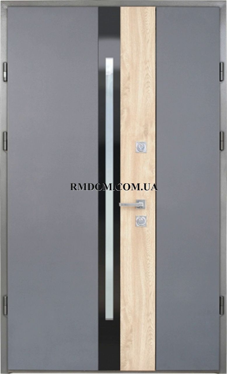 Вхідні двері Straj серія Proof 1.5 модель Slim S PF Standard Mottura, 2050*1220, Ліве