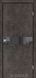 Міжкімнатні двері Korfad модель Glass Loft Plato-01, Лофт бетон, Чорний, У колір полотна, Лофт бетон