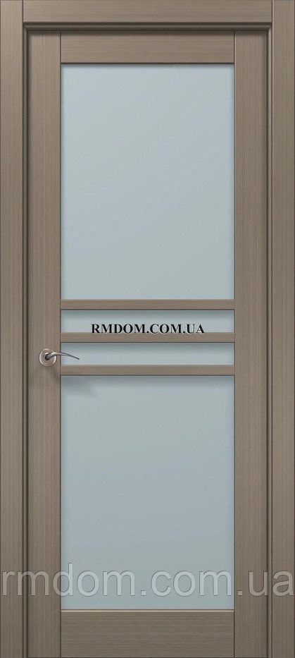 Міжкімнатні двері Папа Карло Cosmopolitan CP-34, Сандалове дерево, Сатин білий, Сандалове дерево