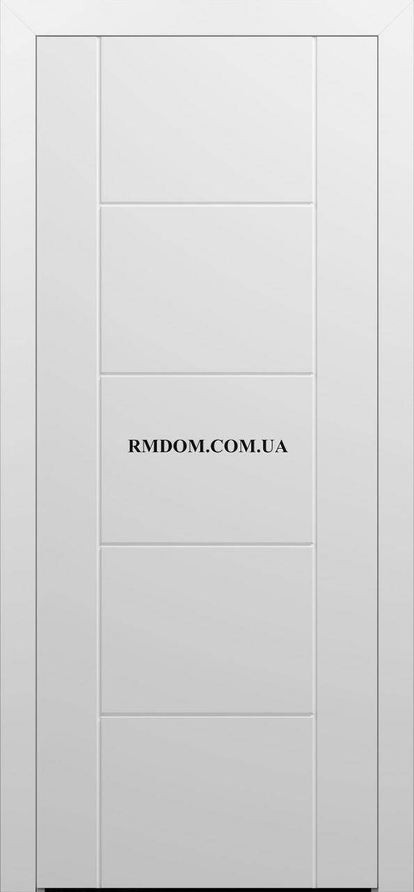 Міжкімнатні двері Брама модель 8.03, Біла емаль, Біла емаль